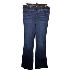 Spanx Bootcut Trouser Pull-On Jeans Women's Size Large Stretch Blue EveryWear